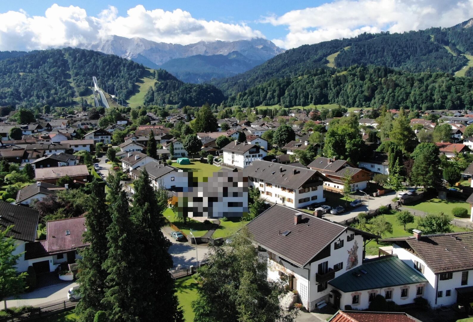 Luftbild Aussicht Gästehaus